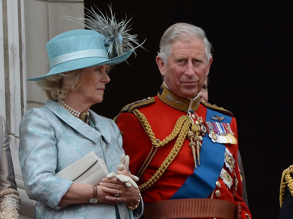 Charles and Camilla at Buckingham Palace