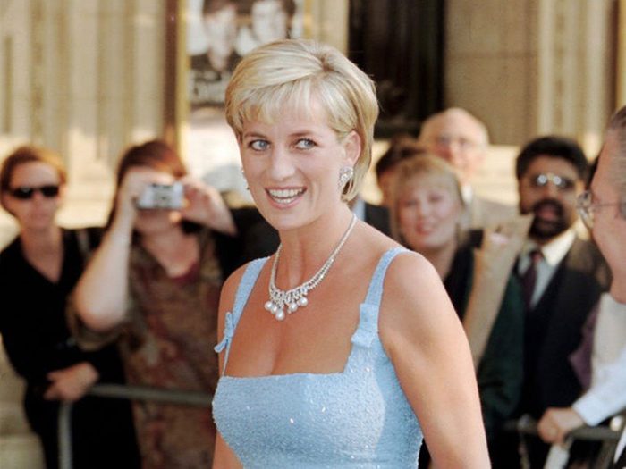 Princess Diana in a beautiful dress