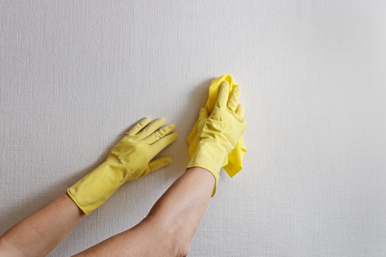 Cleaning wall
