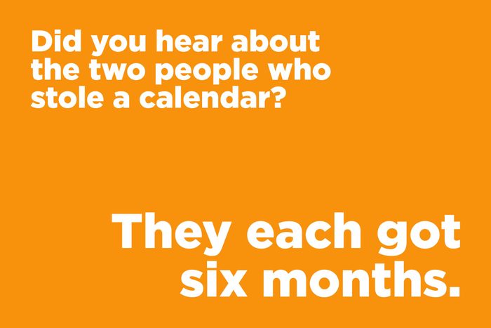 Calendar joke
