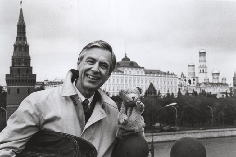 Mr. Rogers smiling