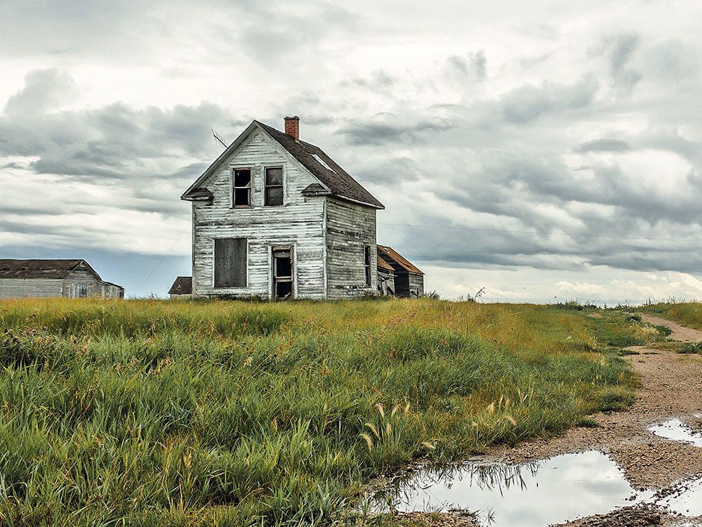 Saskatchewan ghost towns - Rural southern homestead