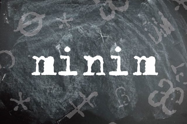 Minim is a palindrome