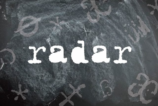 Radar is a palindrome