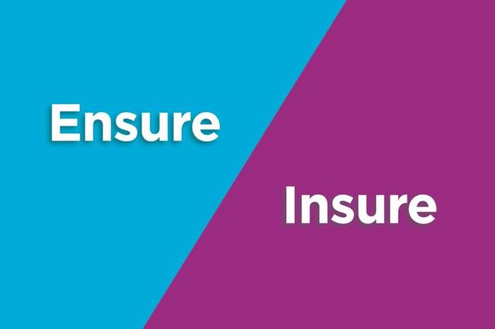 ensure insure