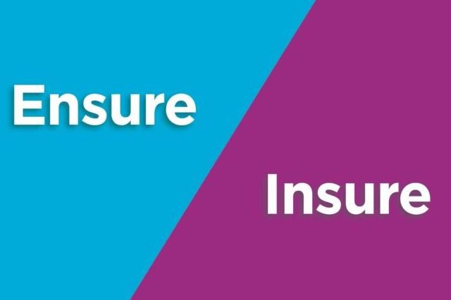 ensure insure