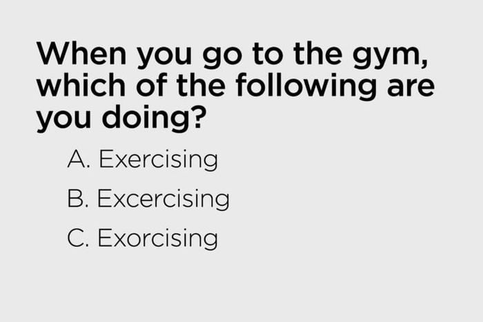 when you go to the gym