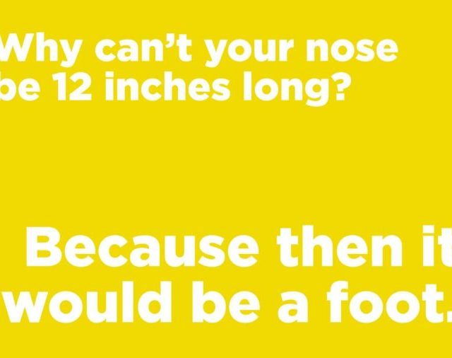 nose 12 inches