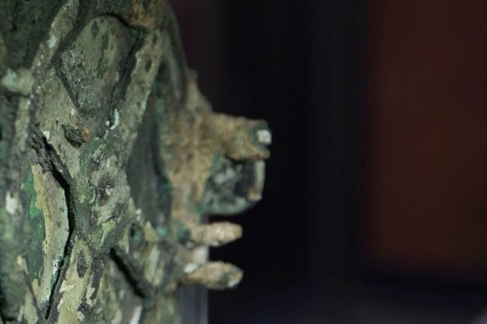 A Fragment of the 2,100-year-old Antikythera Mechanism, believed to be the earliest surviving mechanical computing device, is displayed at the National Archaeological Museum, in Athens, Thursday, June 9, 2016. An international team of scientists says a decade's painstaking work on the corroded fragments found in an ancient Greek shipwreck has deciphered roughly 500 words of text that explained the workings of the complex machine, described as the world;s first mechanical computer Greece Ancient Computer, Athens, Greece