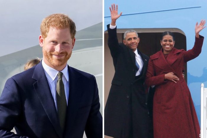 Prince Harry and the Obamas