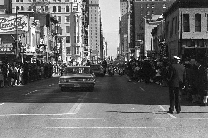 Dallas street circa 1963