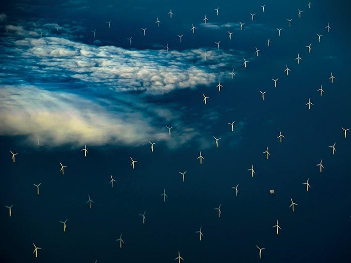 Turbines in the North Sea