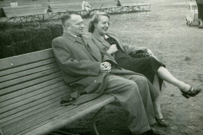 Vintage photo of couple
