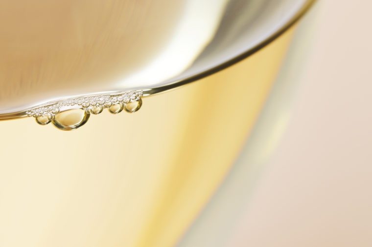 Close-up of white wine