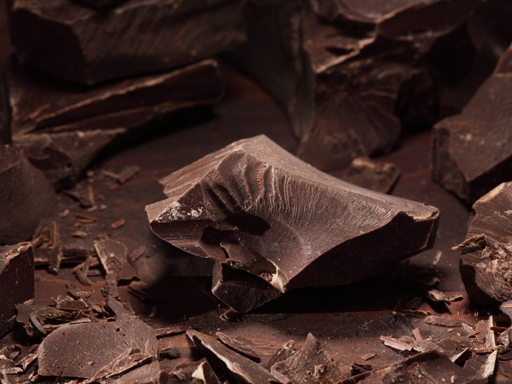 Dark chocolate chunks