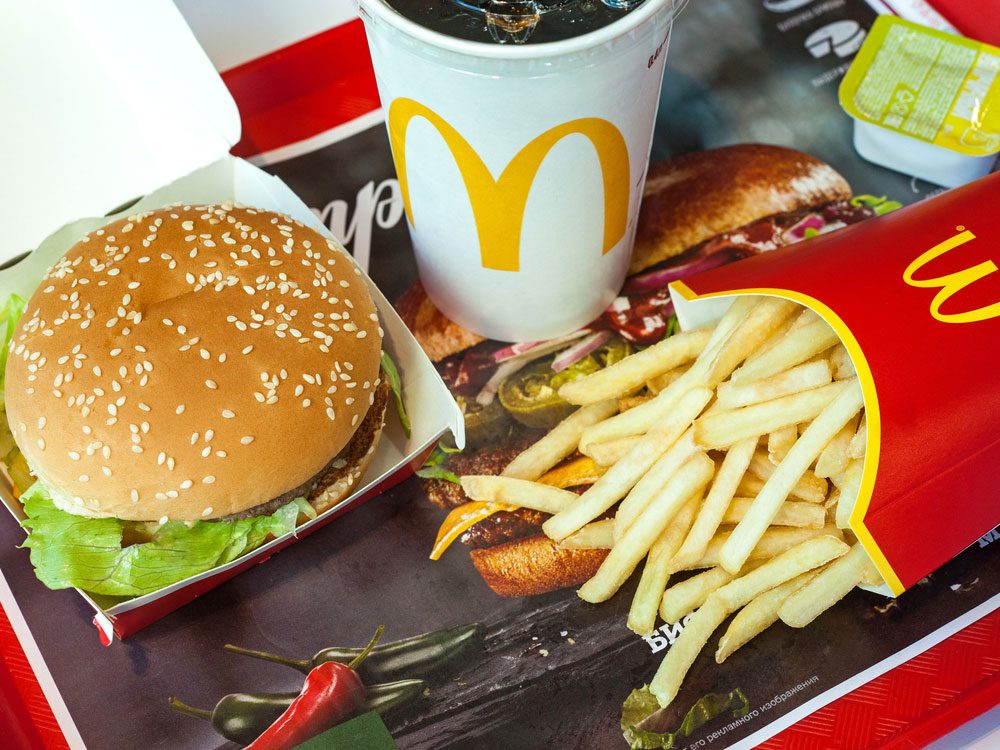 McDonald's Big Mac combo meal