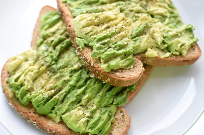 healthy avocado toast 