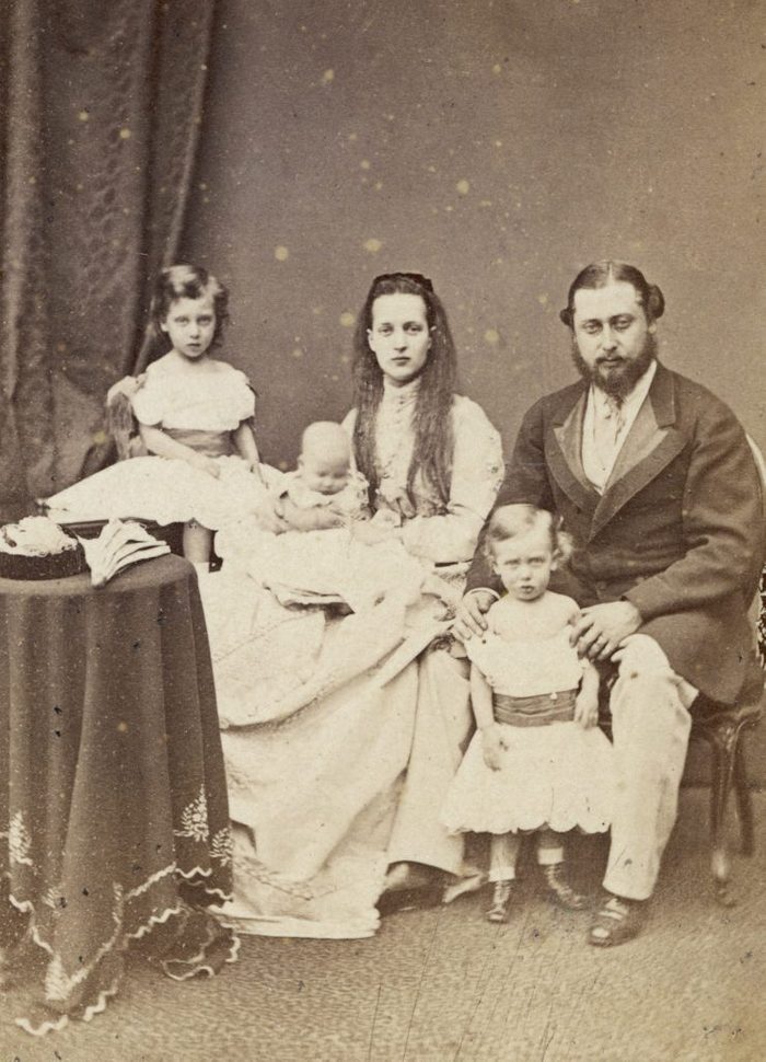 King Edward VII and his three children