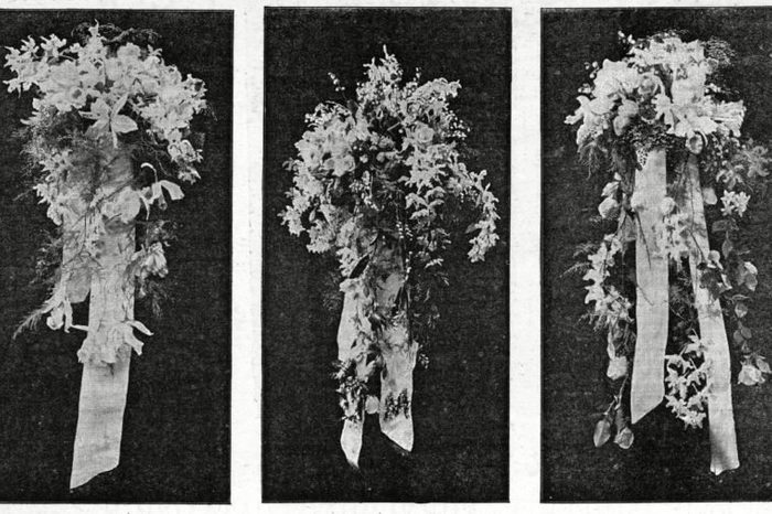 The Bouquet of Queen Victoria the Bride's Bouquet and the Princess of Wales's Bouquet at the Wedding of George Duke of York(later King George V)(1865-1936) to Princess May of Teck(later the Duchess of York Then Queen Mary)(1867-1953) the Blooms Were Supplied by the Royal Exotic Nursery 6th July 1893