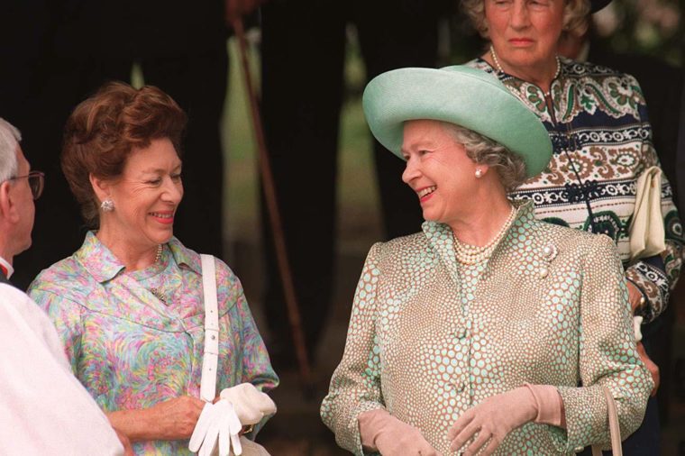 Queen Elizabeth and Princess Margaret