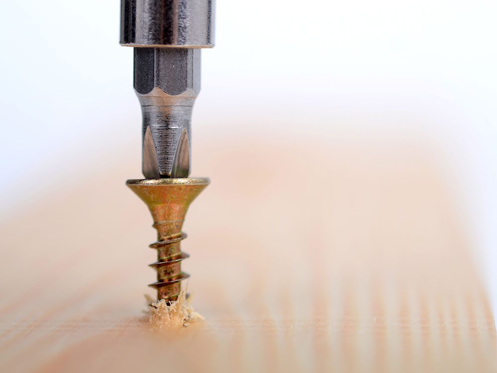 Use nail polish to tighten loose screws