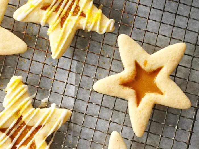 Christmas cookie recipes - Butterscotch eggnog stars