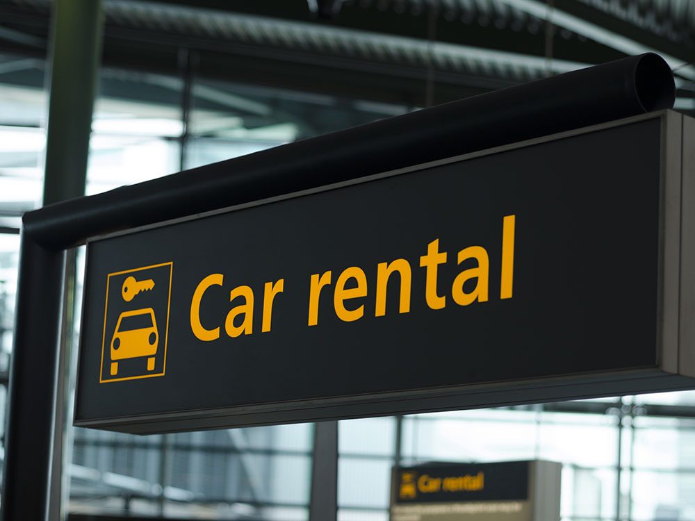 Car rental discounts with airlines