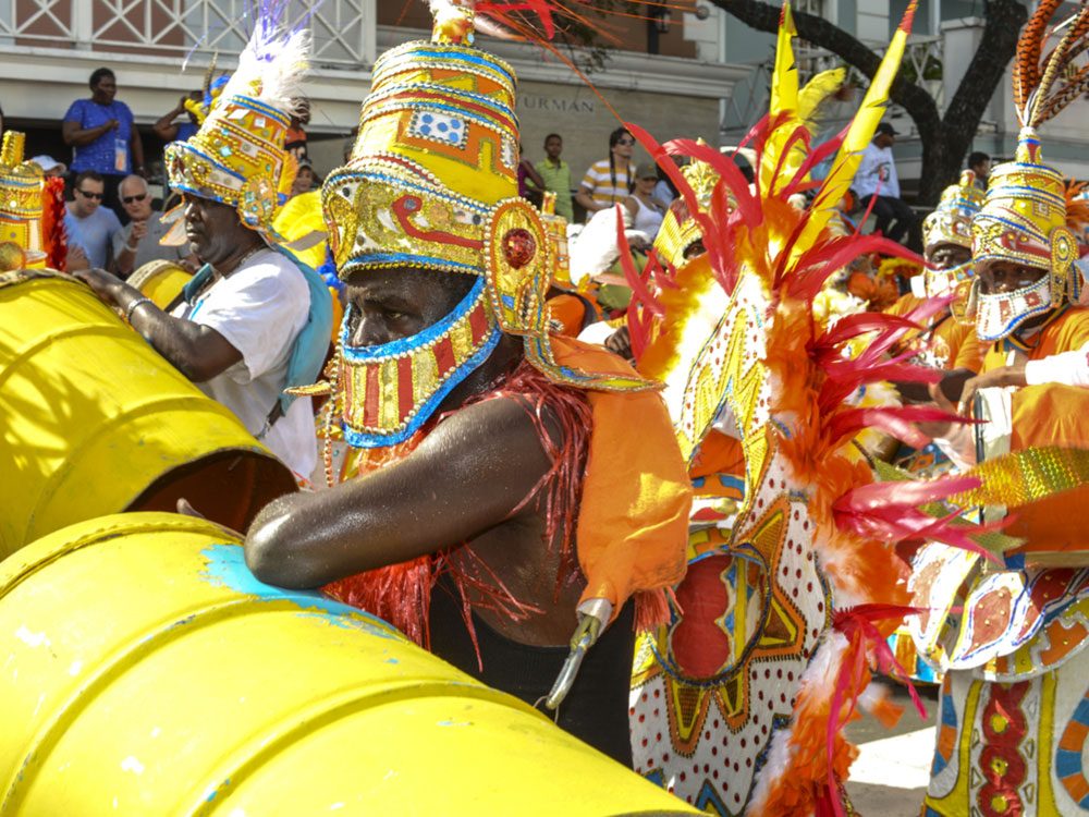 Junkanoo festivities in Jamaica