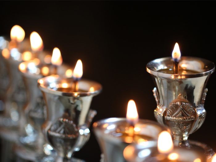 Menorah candles