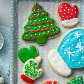 Holiday cutout cookies