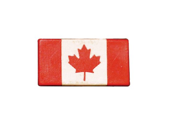 Rare pin collection: Canadian flag