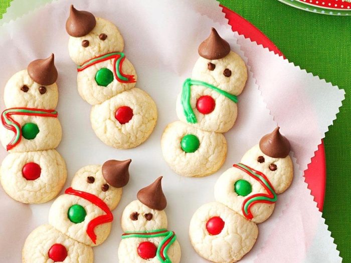 Christmas cookie recipes - Snowman cookies