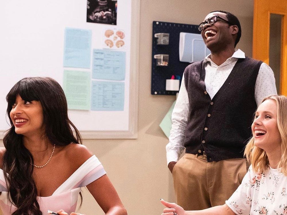 The Good Place quotes - Tahani, Chidi and Eleanor