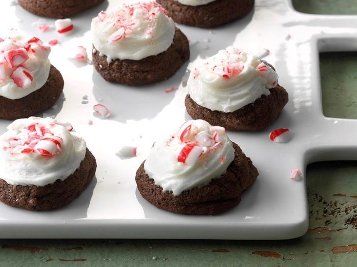 Christmas cookie recipes - Triple-chocolate peppermint treats