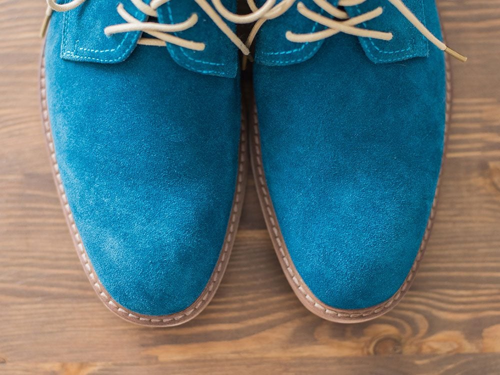 Uses for sandpaper - remove scuffs from suede