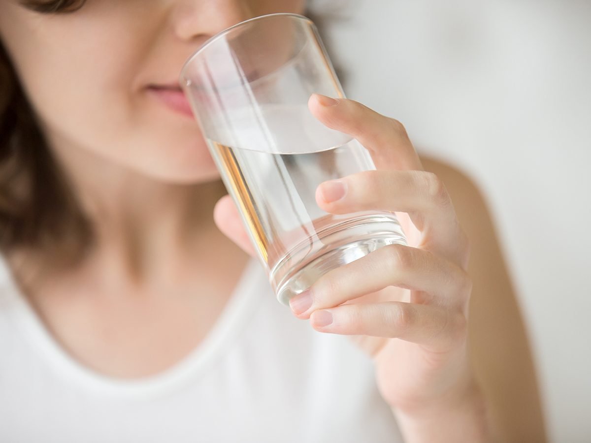Frostbite symptoms - drink water