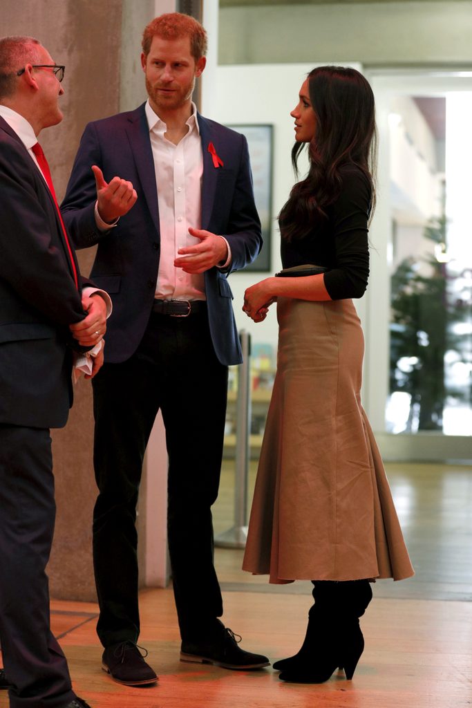 Prince Harry and Meghan Markle visit a Terrence Higgins Trust World AIDS Day Charity Fair, Nottingham Contemporary, UK - 01 Dec 2017