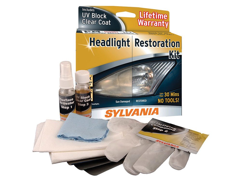 Sylvania headlight restoration kit