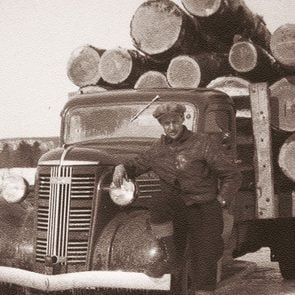 Quebec logging camp in the 1940s