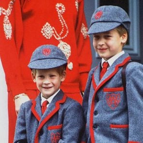 Young Prince Harry and Prince William