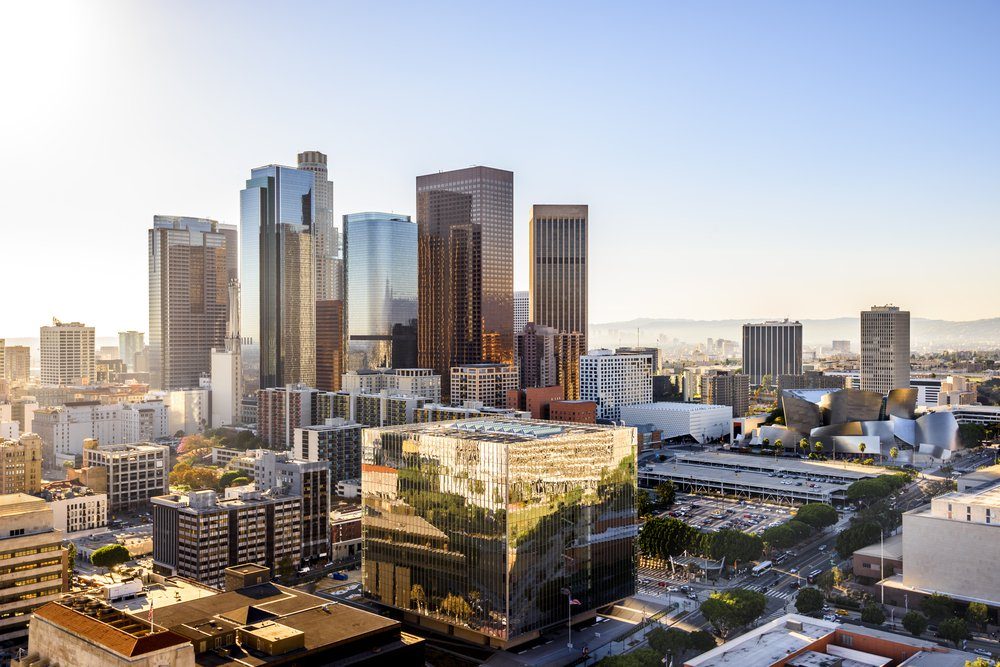 Downtown Cityscape Los Angeles, California, USA 