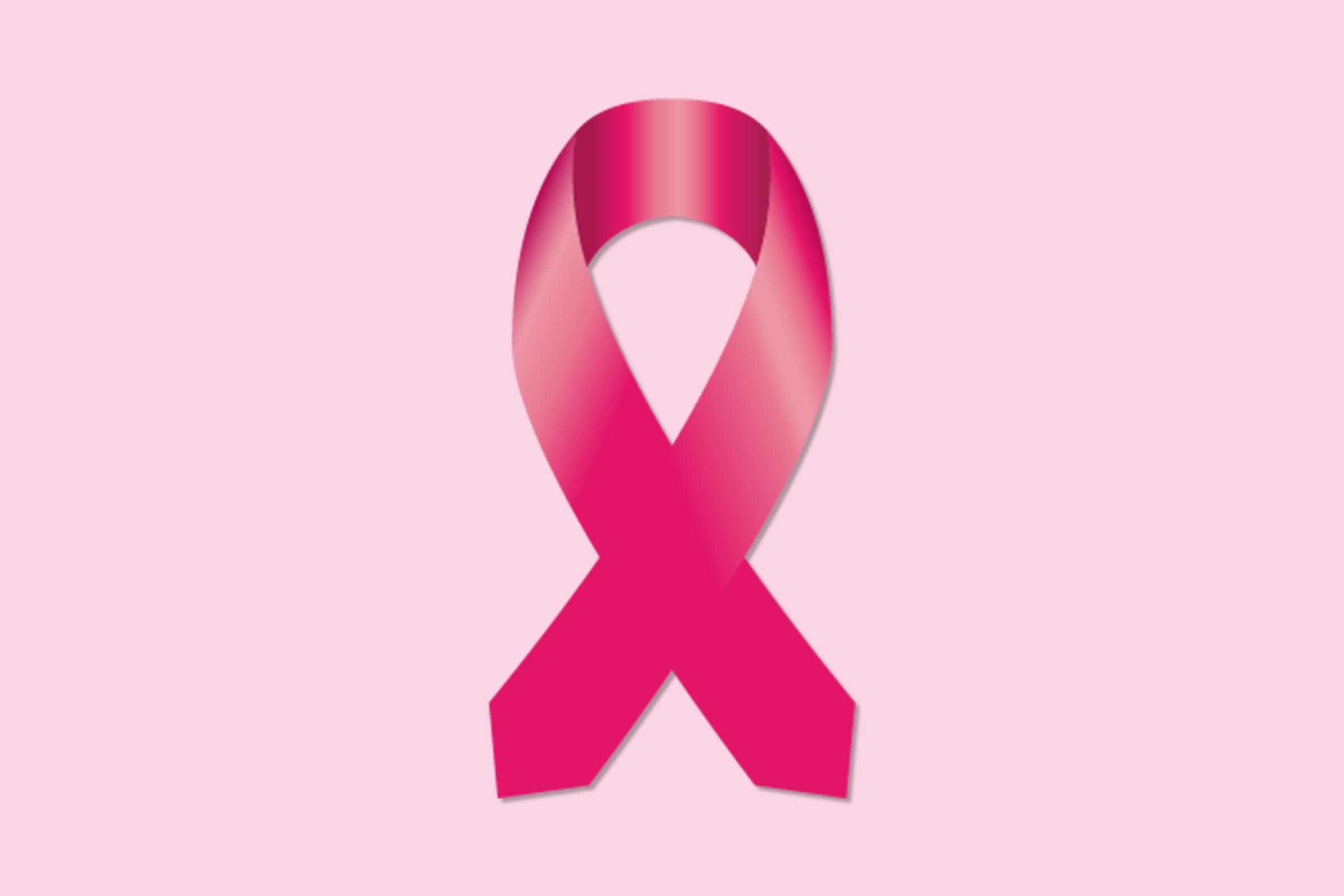 cancer ribbon breast