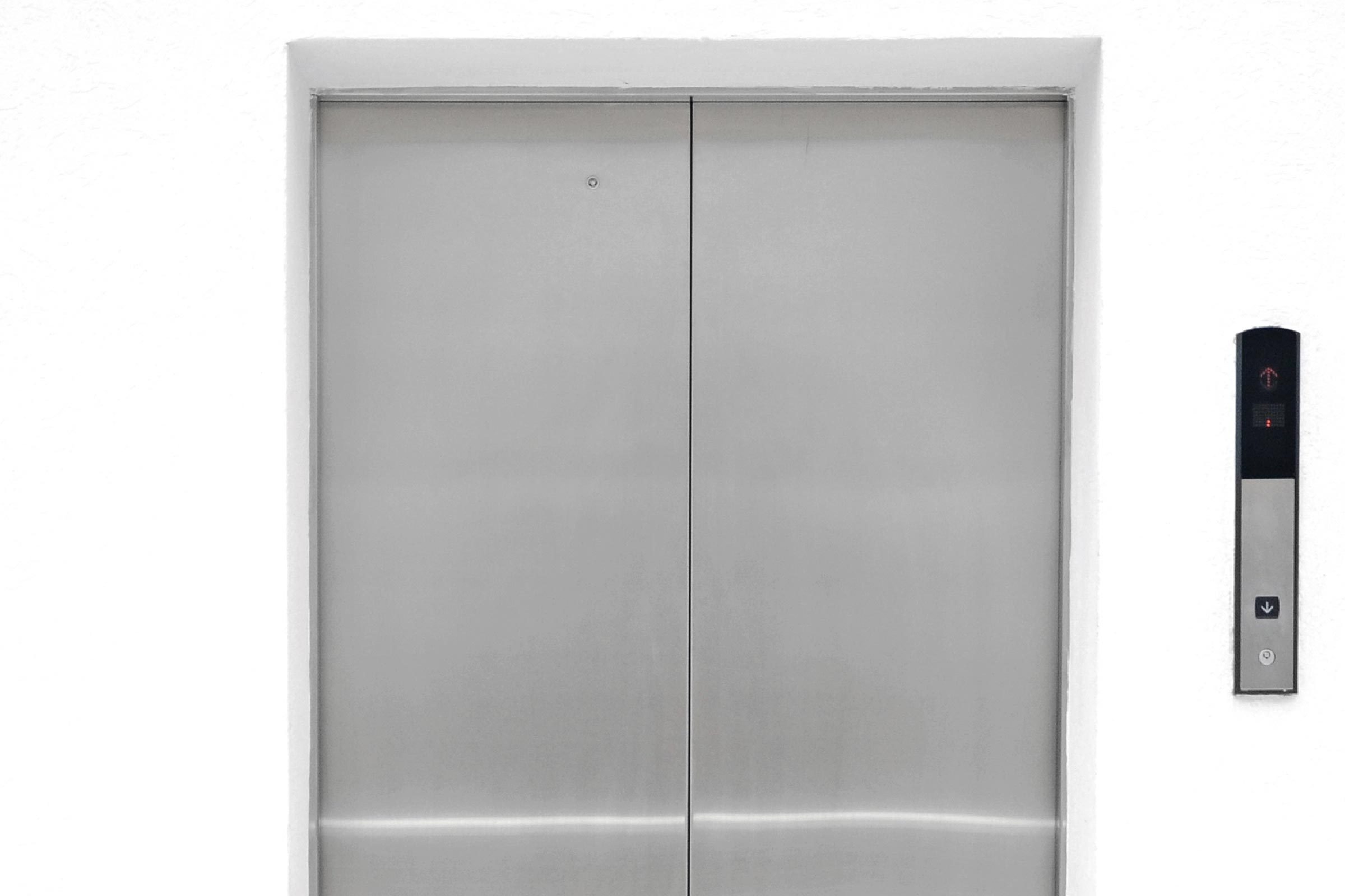 single elevator door