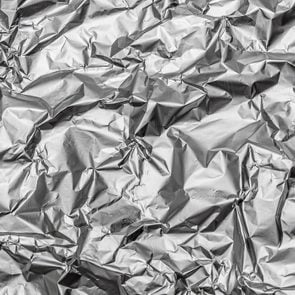 aluminum foil hacks - crumpled