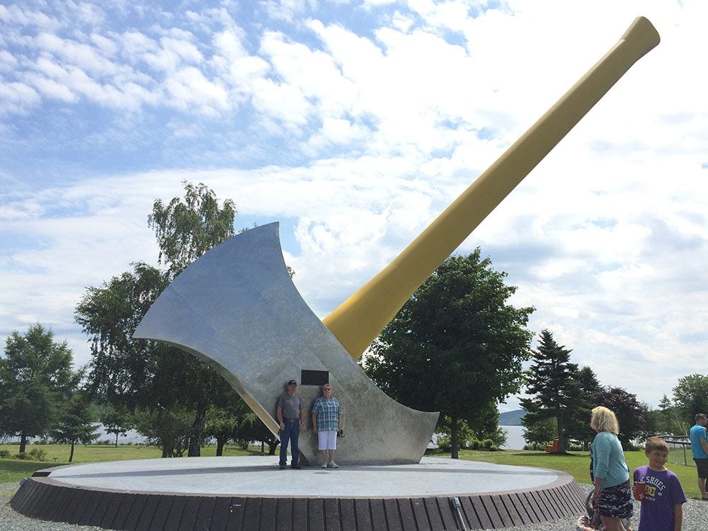 Largest axe in Canada