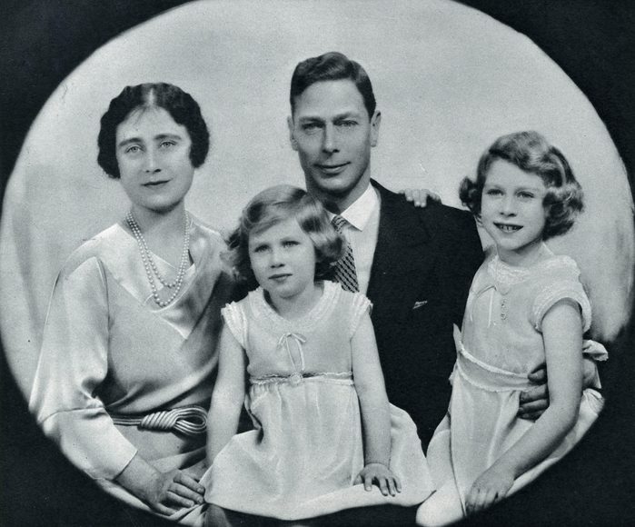 Historical Collection 148 Duke of York (later King George Vi) and Duchess of York (later Queen Elizabeth Consort) with Their Two Daughters Princess Elizabeth (later Queen Elizabeth Ii) and Princess Margaret 1936