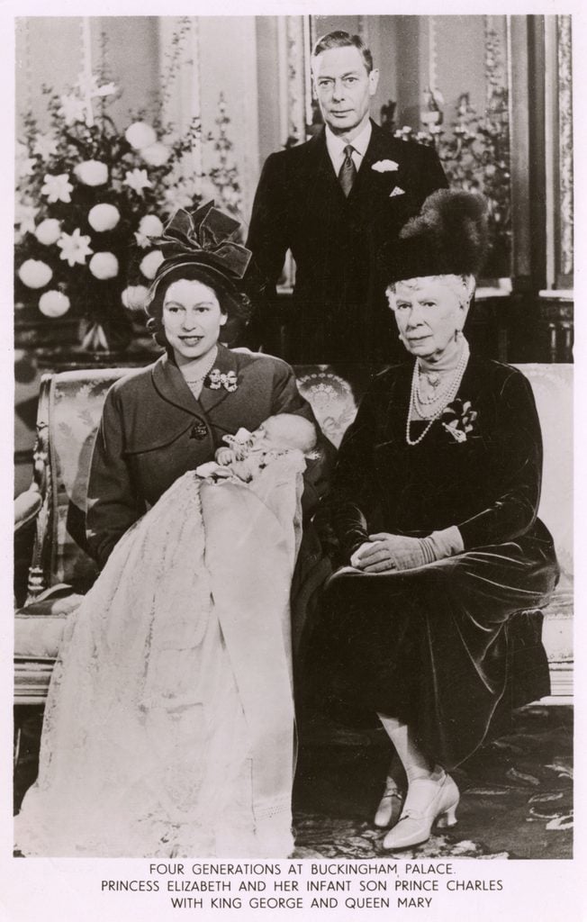 Princess Elizabeth with Infant Son Prince Charles, 1948