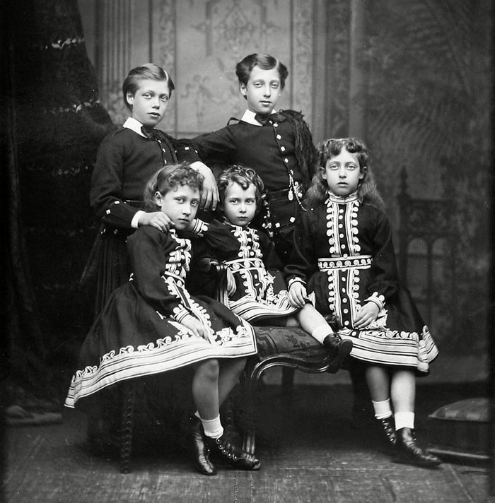 Children of Edward Vii Circa. 1875