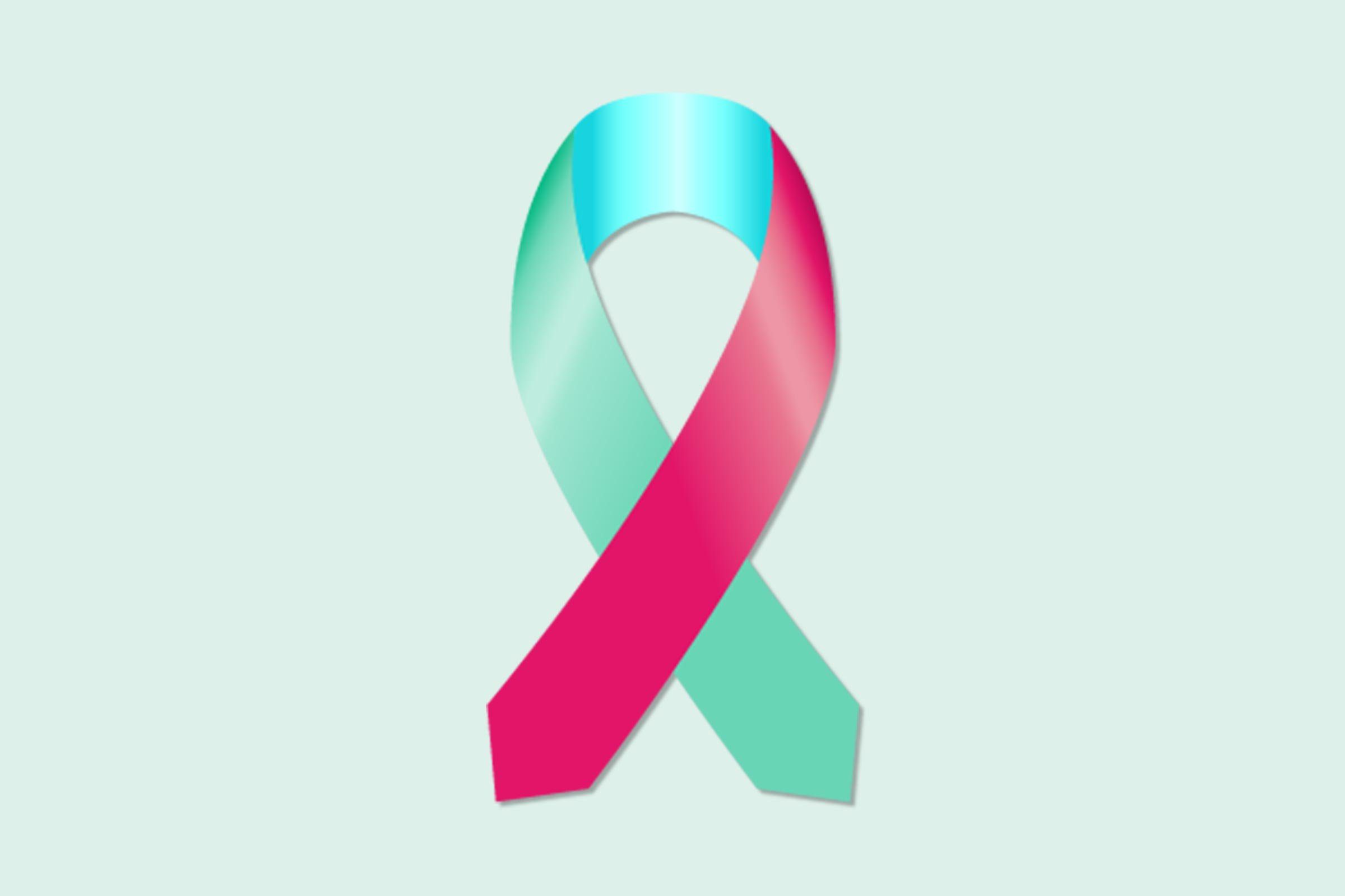 cancer ribbon thyroid