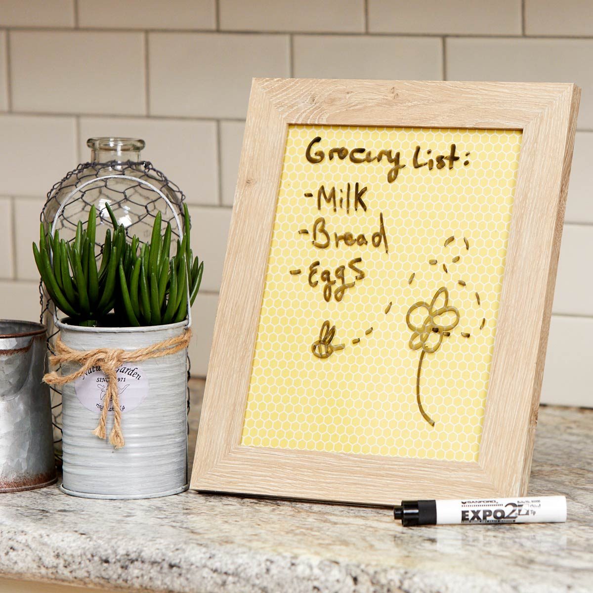 HH picture frame dry erase board 